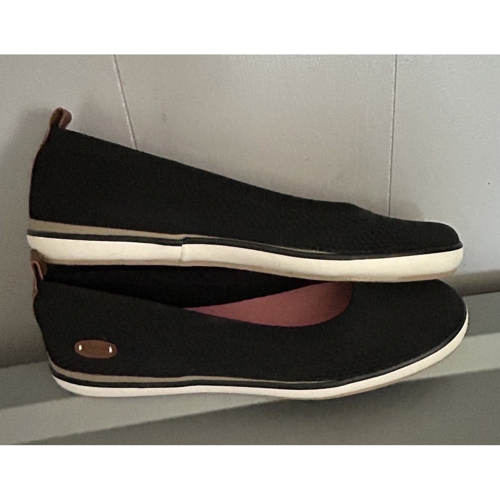 Blowfish Malibu Women's Ez Does It Black Knit Ballet Flats Shoes Size 9.5